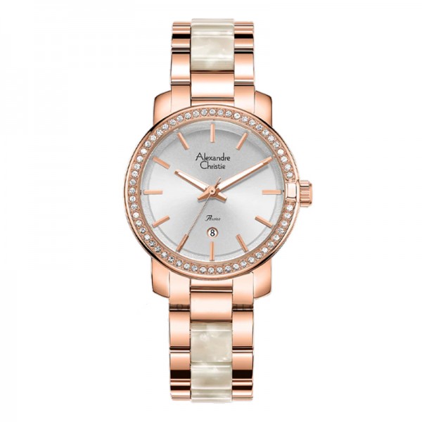 Alexandre Christie AC 2B23 Rosegold White New LDBRGSLSL Alexandre Christie AC 2B23 Rosegold White New LDBRGSLSL
